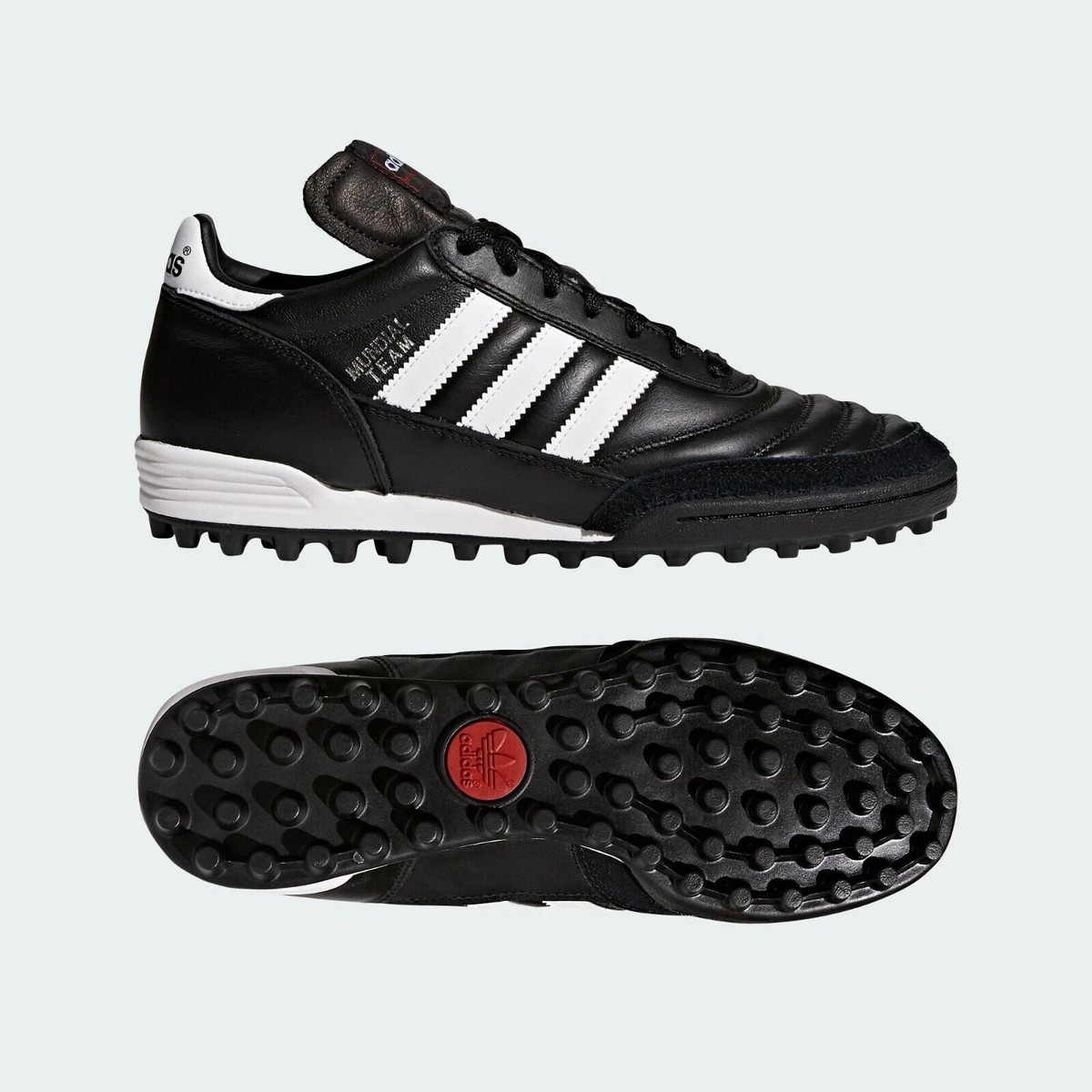adidas Mundial Team Black Running White Red 019228 Men's US4-13.5