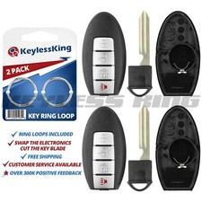2 New Smart Key Keyless Entry Remote Fob Shell Button Pad Case For Kr55wk48903