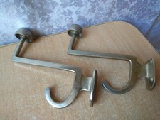 Vintage wall Decorative Metalware Hooks bronze nickel plated hanger art deco set