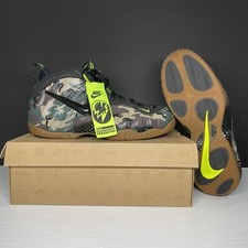 Preowned Size 12 - Nike Air Foamposite Pro PRM LE Army Camo Forest/Black 2013