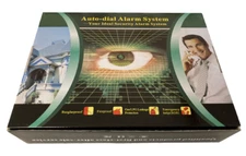 Complete Landline Security Alarm System - Control pad, sensors, siren, remotes