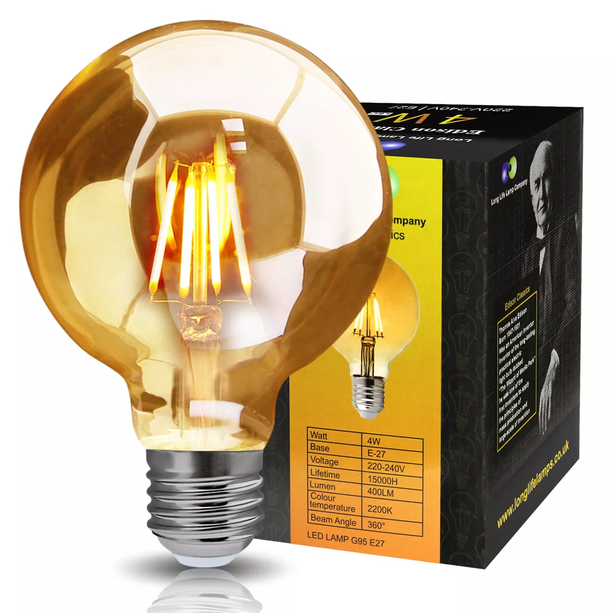 Squirrel cage cheap filament bulb