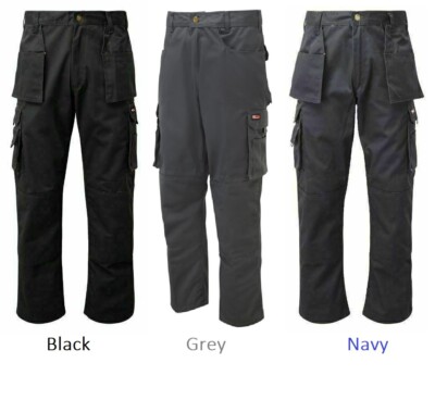 Men's Tuff Stuff Pro 711 Work Trouser - Combat Cargo Style With Knee Pad Pockets & Holster Pockets