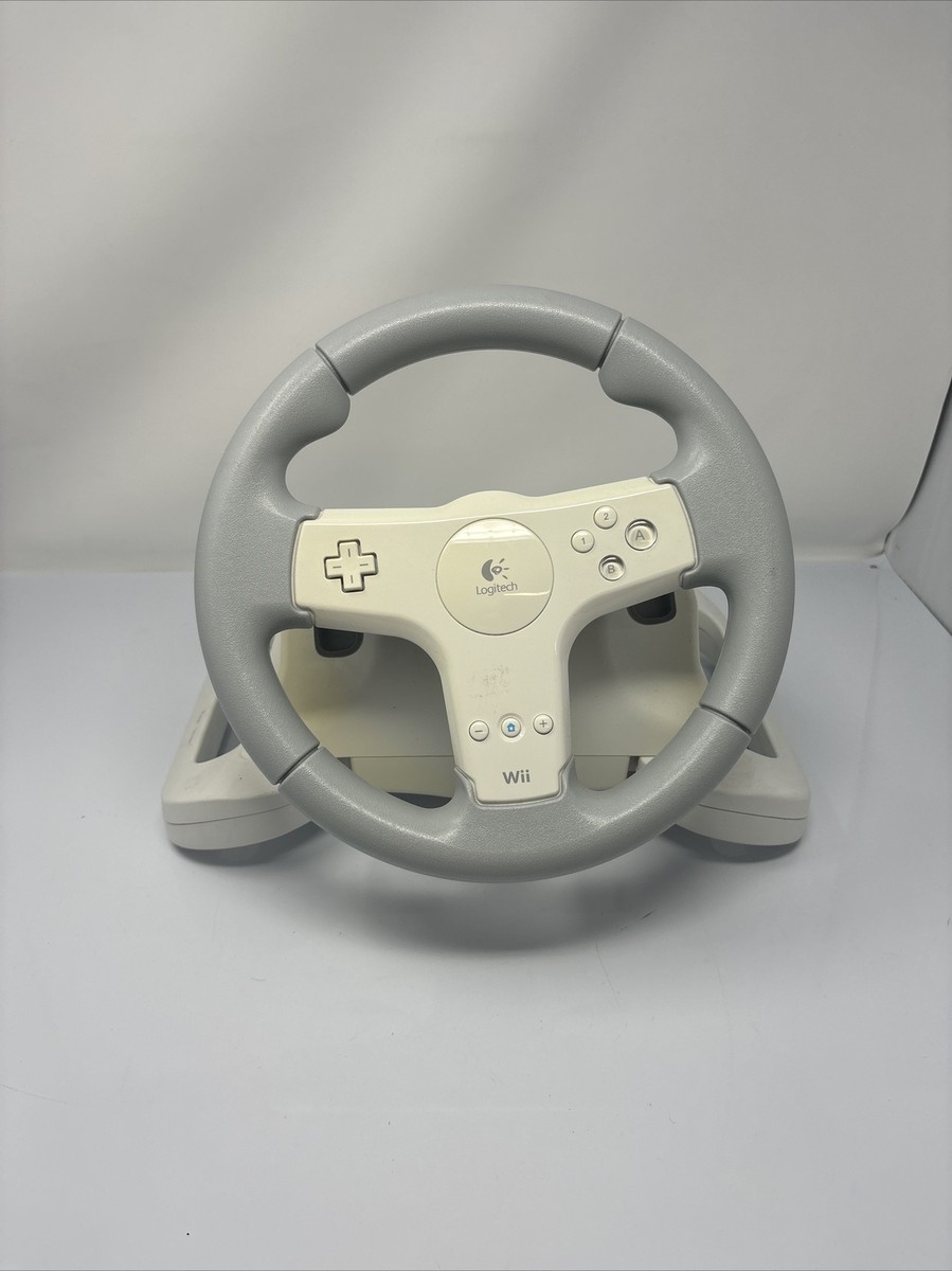 Nintendo Wii Console Steering Wheel Steering Wheel Logitech-NO dongle
