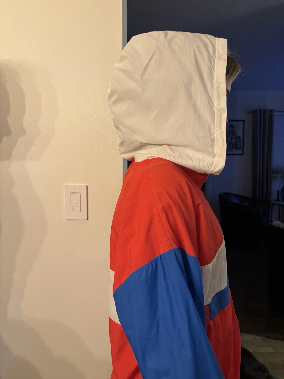 UNDERCOVER Giacca rosa Victorias Secret Track cappuccio felpa antivento taglia M L T46