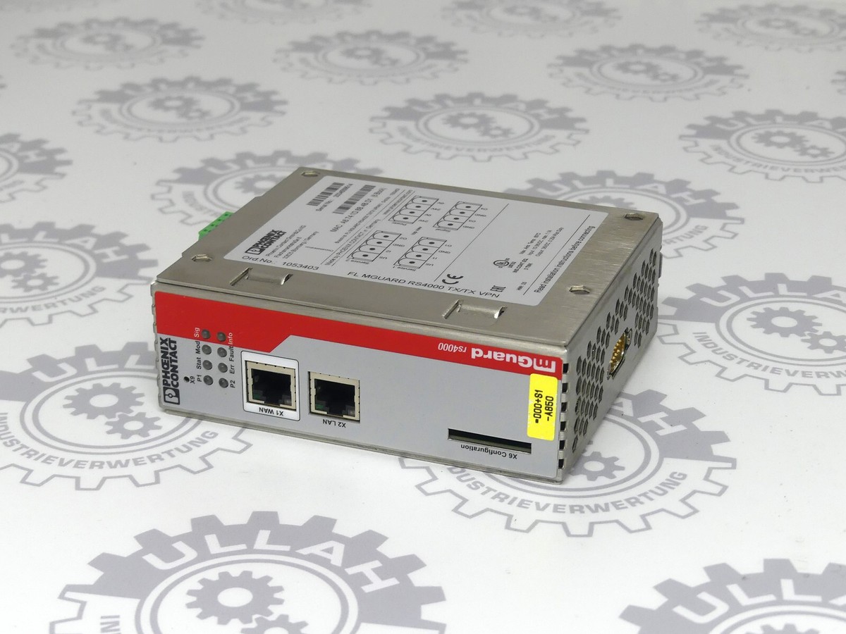 Phoenix Contact FL MGUARD RS4000 TX/TX VPN | eBay Phoenix Contact FL MGUARD RS4000 TX/TX VPN | eBay
