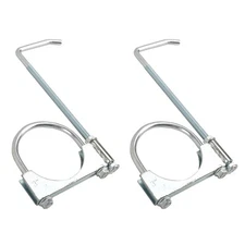 (2) 3" Universal Exhaust Clamp With Hanger Fit 3" Car Truck Exhaust Pipe
