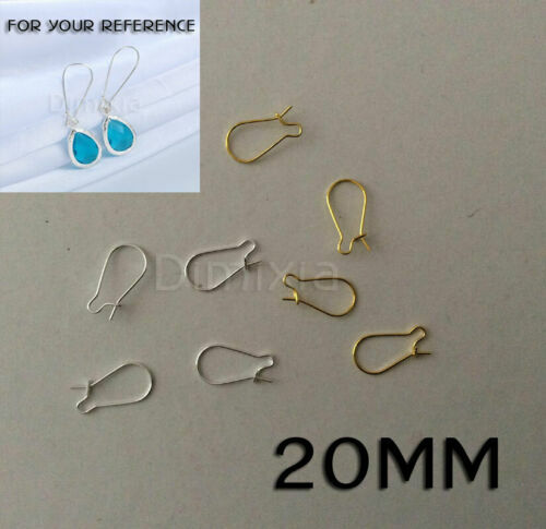 Pinch Bail Earring Hooks Free 50-200PCS 925 Sterling Silver Hooks