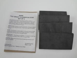 Set of 4 Tile Grout Cleaner Blocks