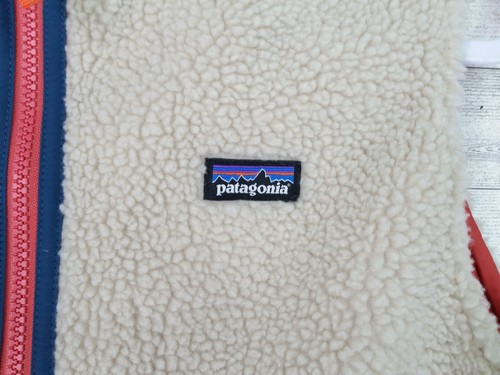 Patagonia Retro-X Deep Pile Fleece Sherpa Vest Youth Kids XL 14 - Picture 5 of 11