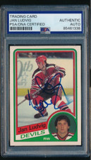 1984-85 O-Pee-Chee #116 Jan Ludvig signed auto autograph very tough