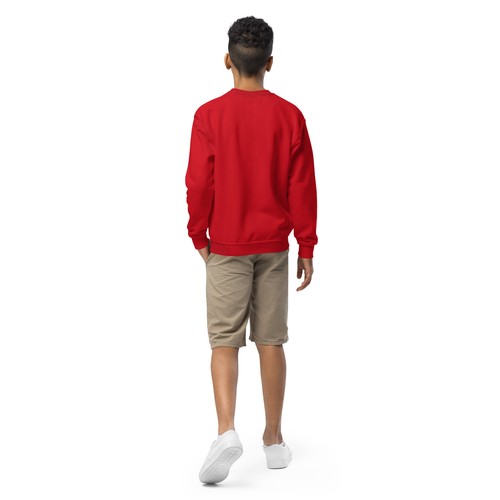 Kids Tyrannosaurus Rex crewneck sweatshirt, childs T-rex jumper dinosaur gift. - Picture 7 of 12