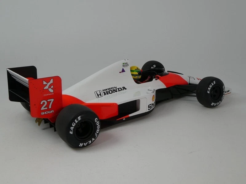 Minichamps Mclaren Honda MP4/5B #27 A. Senna World Champion 1990 1/12 547901227 - Immagine 3 di 4