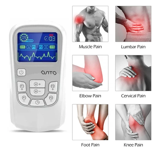 TENS Pulse Massager Pain Relief Unit Muscle Stimulator Machine 25 Modes Therapy