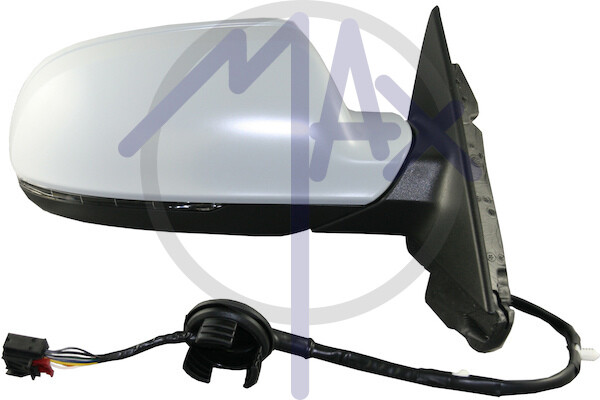 ESPEJO RETROVISOR ELET AUDI A3 2010 A 2012 5P 8 PIN DX VERN TERM