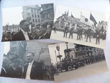 4 Photos 12x18 Préfet Orléans Défilé Américan Légion Libération ORIGINAL WWII 