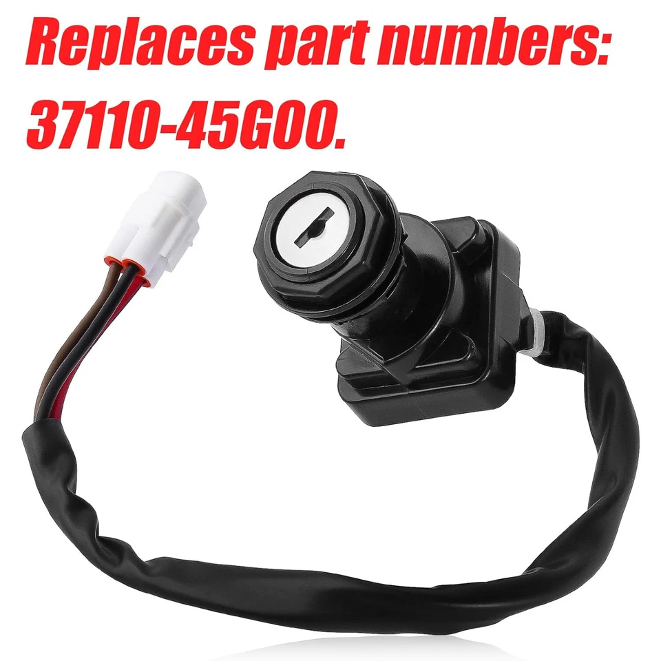 LTZ400 LTR450 Ignition Key Switch Compatible with Suzuki Quadracer 450... Foto 4 de 4