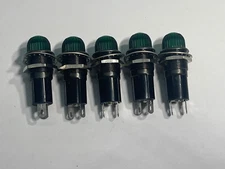 LOT OF 100 GREEN DIALIGHT PANEL INDICATOR LIGHTS