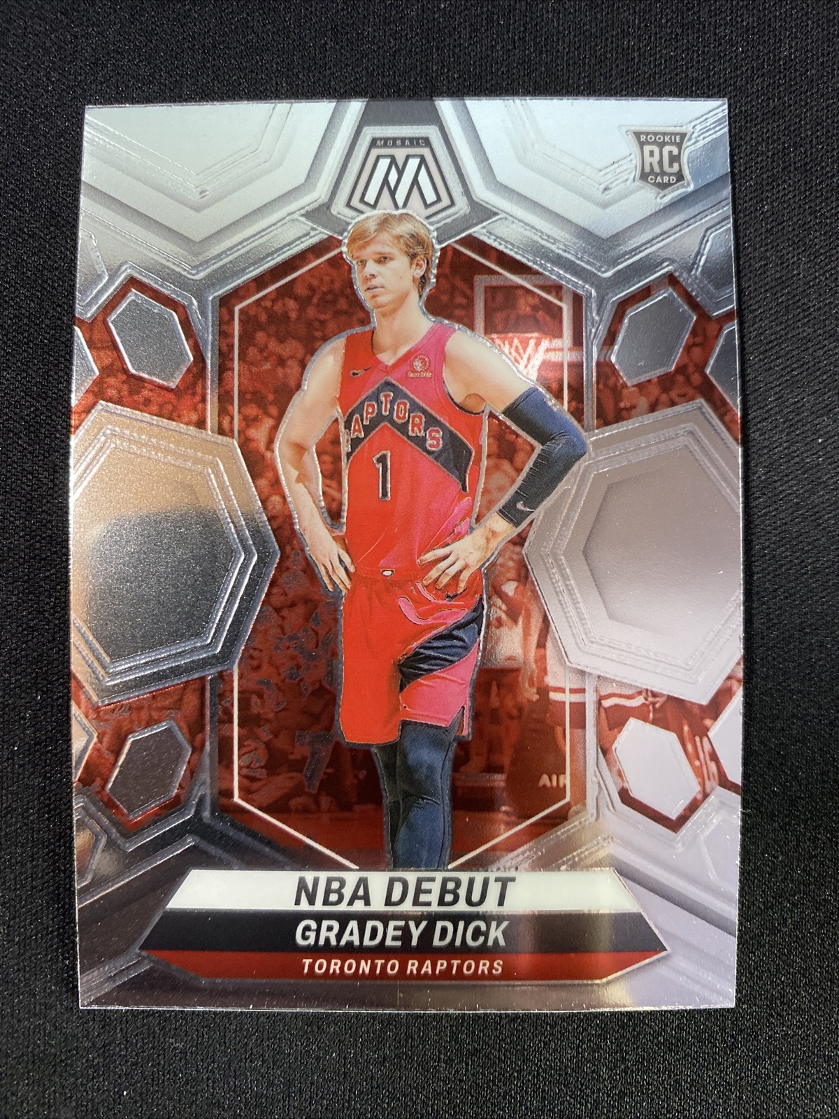 2023-24 Mosaic Basketball NBA Debut Gradey Dick #260 Toronto Raptors RC