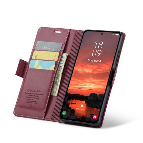 For Samsung Galaxy S25 Plus PU Leather Cards Holder Wallet Purse Case - 第 16/39 張圖片