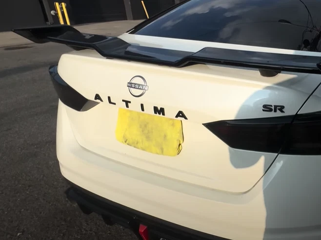 For Nissan Altima Maxima Sentra Dark Gray Rear Trunk New Embelm Replacement - Image 4 of 4