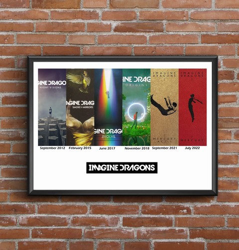 Dinosaurier Jr Multi Album Cover Diskographie Poster anpassbar Vatertag Geschenk - Bild 8 von 12