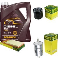 Mann Inspektionspaket 5L Mannol Diesel TDI 5W-30 FüR VW Golf IV 1.4 16V 1.6 New