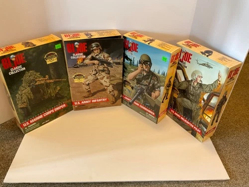 Lot of  4 GI  Joe 12” Classic Collection Limited Edition- Hasbro