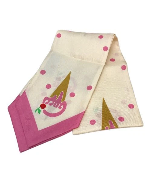 Foulard bandeau en soie Gucci 100% soie design chic Japon