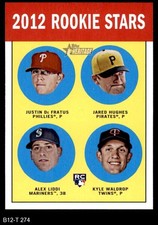 2012 Topps Heritage #274 Justin De Fratus Rookies 8 - NM/MT