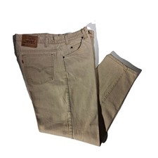 LEVI'S 550 Tan Jeans 38 x 30 Vintage 1995 Orange Tab Relaxed Fit Tapered EXC
