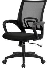 BestOffice Ergonomic Office Chair Mid-Back Swivel Desk Chair Breathable Backrest