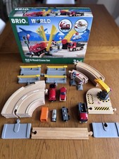 Brio World 33208 Rail & Road Crane Set &ndash; Boxed Complete
