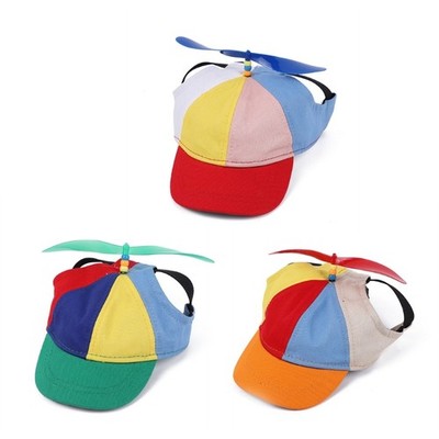 Pet Dogs Baseball Cap Propeller Sunbonnet Great Gifts for Pets Cap Hat Costum
