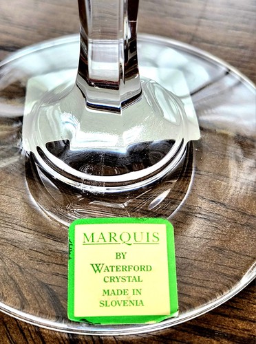 2 VINTAGE MARQUIS by WATERFORD HANDCUT CRYSTAL HANOVER PLATINUM CHAMPAGNE FLUTES - Picture 3 of 21