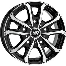 CERCHIO IN LEGA PER FIAT DUCATO 6,5J15" 5X118 65 71,10 MSW MSW 48 VAN GLOSS BLAC