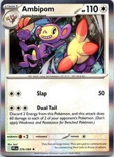 Ambipom 079/094 Rare Phantasmal Flames Pokemon Holo NM