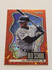 89/99 RED DONUT CIRCLES 2022 Panini Prizm Old School Ken Griffey Jr #OS-2