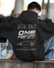 Koenigsegg One:1 Hoodie Fan Art Hypercar Graphic Pullover Streetwear