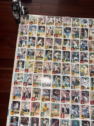 1984 Topps Baseball Sheet Uncut Don Mattingly Darryl Strawberry See Pictures - Picture 10 of 16