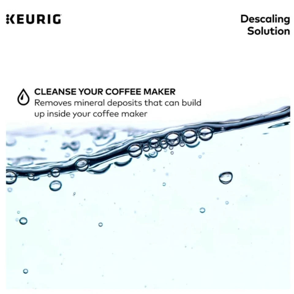 Keurig Descaling Solution - Maintain Your 2.0 and 1.0 Keurig Coffee At Its Best