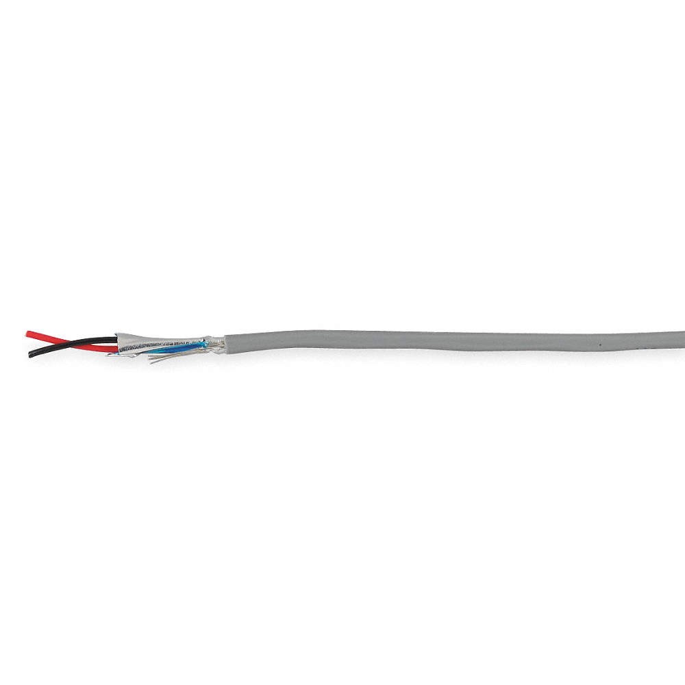 CAROL E2033S.41.10 Data Cable,Riser,3 Wire,Gray,1000ft 21Y833