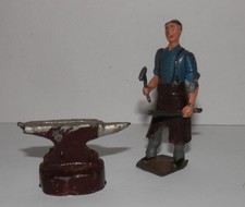 Vintage Britains Swing-Arm Iron Monger / Blacksmith with Anvil