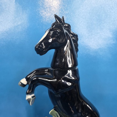 Rare Vtg 1967 Jim Beam Black Stallion Horse Equine Decanter Empty Collectible - Picture 2 of 17