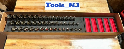 #ad #ad Snap On 45 Piece 3 8quot; dr 6 pt Metric Red Foam Socket Set 245SFMSFR $826.49