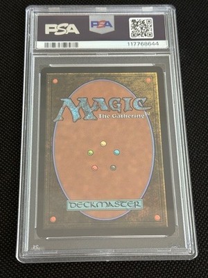 last march of the ents mtg card Magic Lord of the Rings 418 Scene Foil PSA Draw cards equal to the greatest toughness among creatures you control Magic the Gathering Lord of