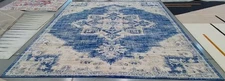 IVORY NAVY 11'-0" x 15'-0" Back Stain Rug, Reduced Price 1172779060 BNT865A-1115