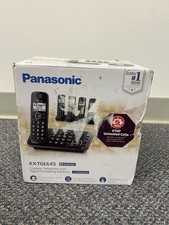 Panasonic - KX-TGE645M DECT 6.0 Expandable Cordless Phone System with Digital...