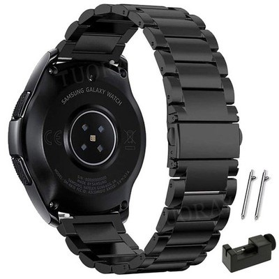 Luxus Edelstahl Metall Uhrenarmband Armband Für 20mm Smartwatch Band Ersatzband