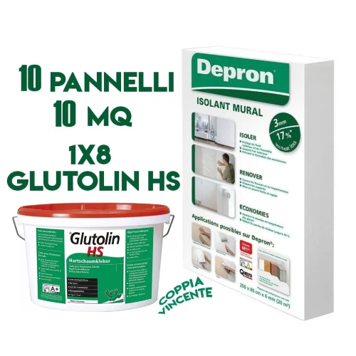 Glutolin - Colla Per Polistirolo Hs Depron Per Pannelli Isolanti Termico Polistirene L 21209919 53575459 1 - Foto 2